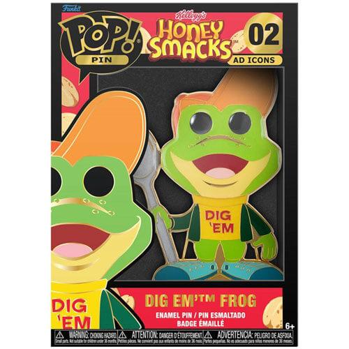 Honey Smacks Dig 'Em Frog 4 אינץ' פופ! סיכת אמייל