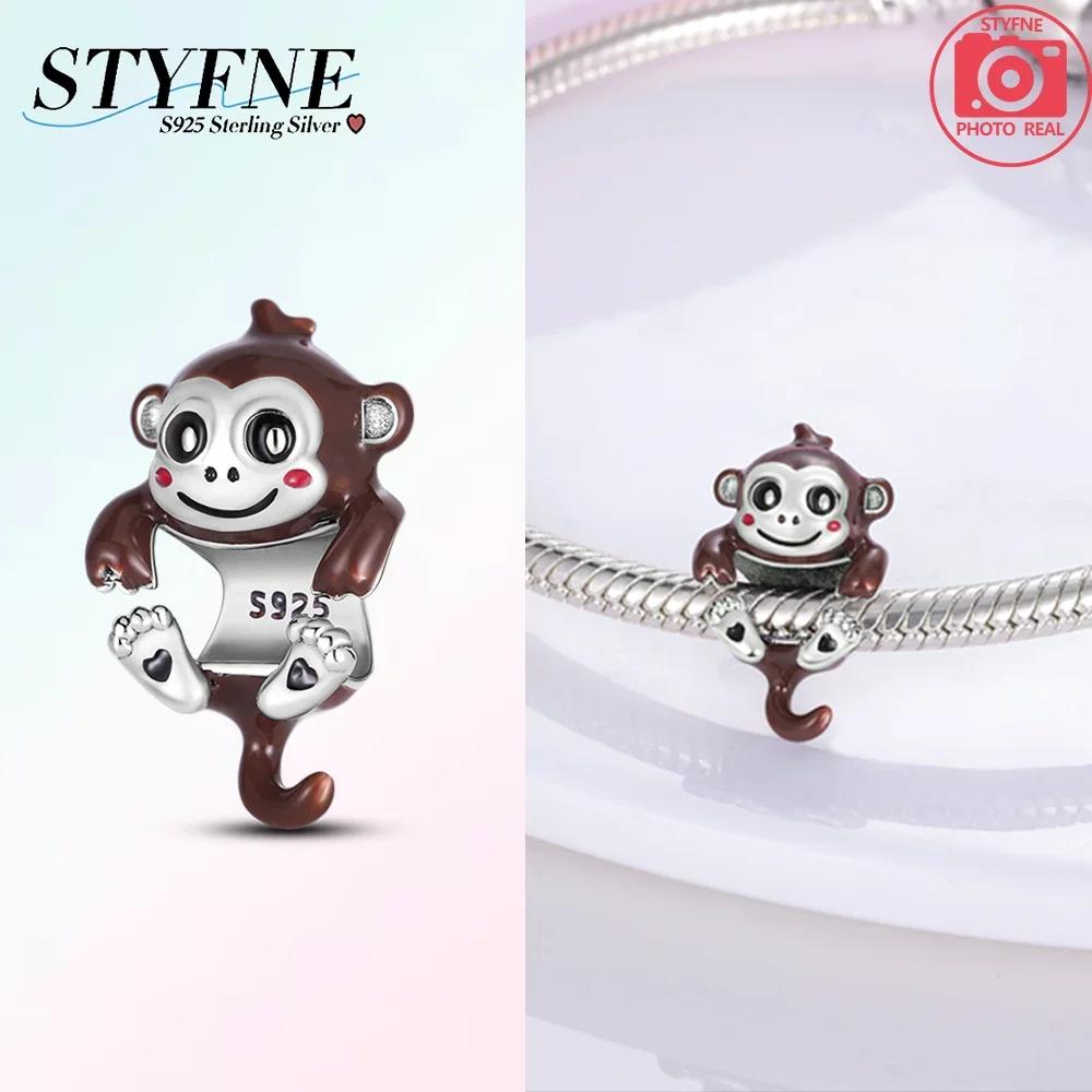 Copper Bear Elephant Penguin Owl Rabbit Monkey Charm Fit Original Bracelet Fit Diy Jewelry Accessories Beads