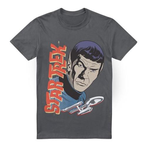 Star Trek: The Original Series Herren-T-Shirt „Spock“ im Vintage-Stil