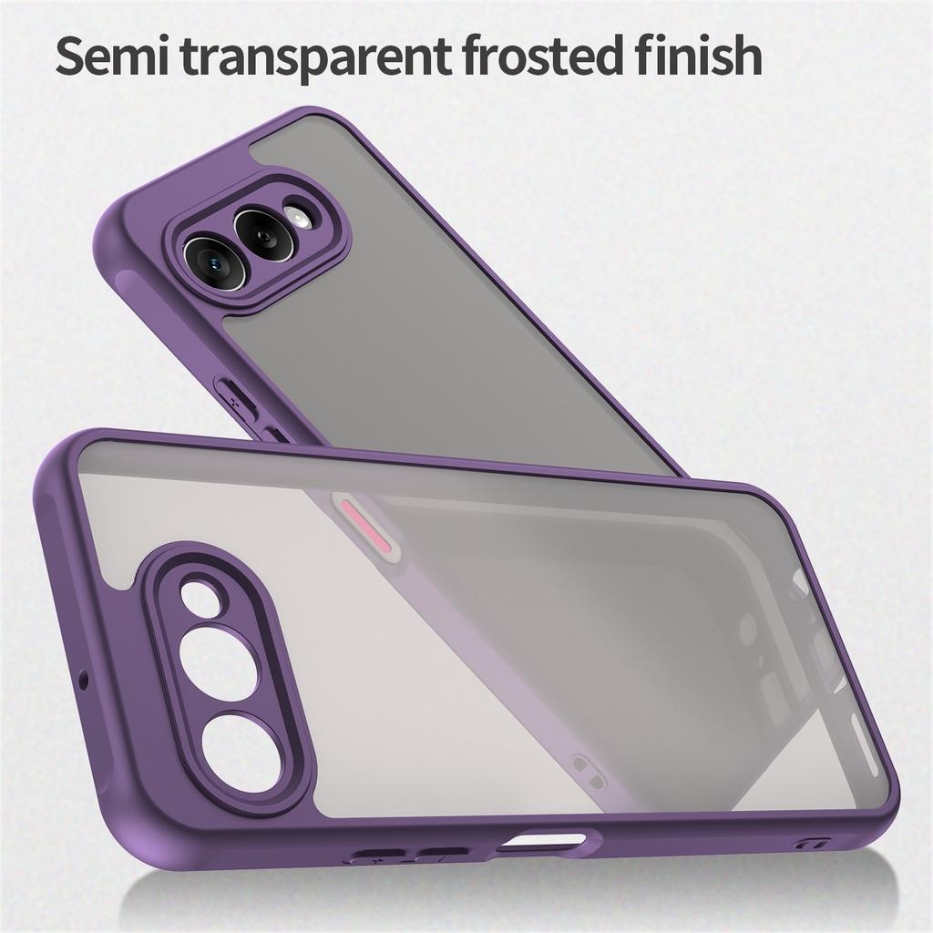 Pro pouzdro T-Mobile T Phone 3/REVVL 8 Odolné proti pádu Airbagy Matné Průsvitné PC + TPU Zadní kryt telefonu