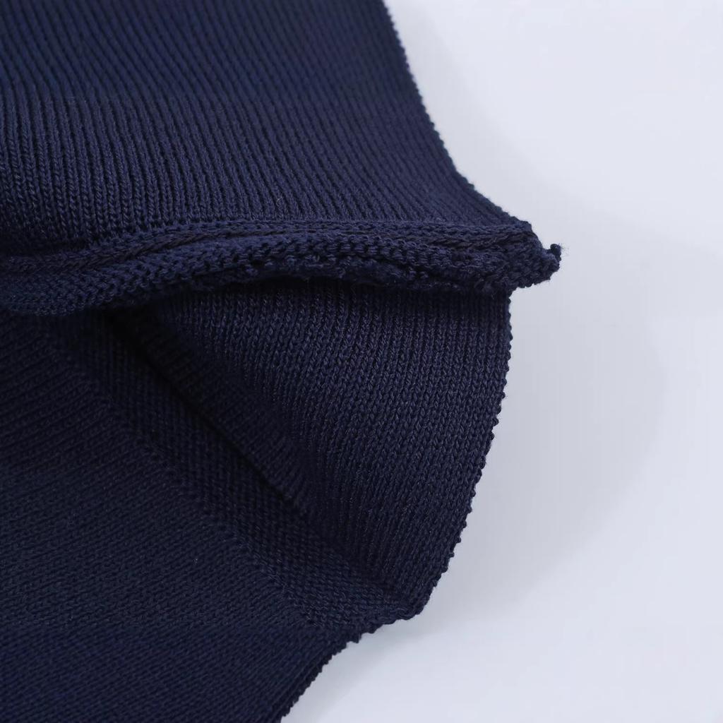 Popular Spring New Temperament Elegant Wind Bubble Short Sleeve Thread Knitted Short Dress