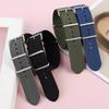 Nylon Watch Strap Replacement Breathable 18/20/22MM Women Men Braided Watch Wristband with Metal Pin Buckle Watch Accessories