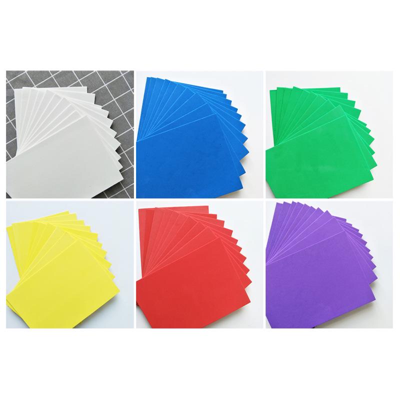 Monochrome A5 Foam Sheets: 10-Pack EVA Sponge Paper for DIY Crafts