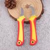 Hand Tool Insulated Knife Electricians Wire Stripper Cable Stripping Snips Straight Curved Blade Rubber Handle Peeling