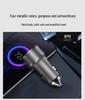 36W Dual USB Type-C Fast Car Charger with Metal QC3.0