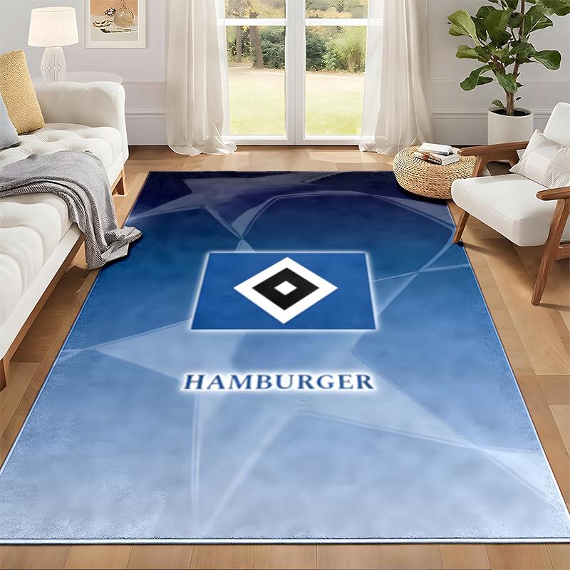 Hamburger SV Carpet Door Mat for Living Room or Bedroom Protective Mat Under Chair Office Decoration Christmas Gift Birthday Present