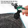 Clips de Fixação de Lona de Sombra Heavy Duty Lock Grip À Prova de Vento Grampo de Toldo Reutilizável Clips de Tenda para Rede de Jardim Rede de Sombra para Estufa