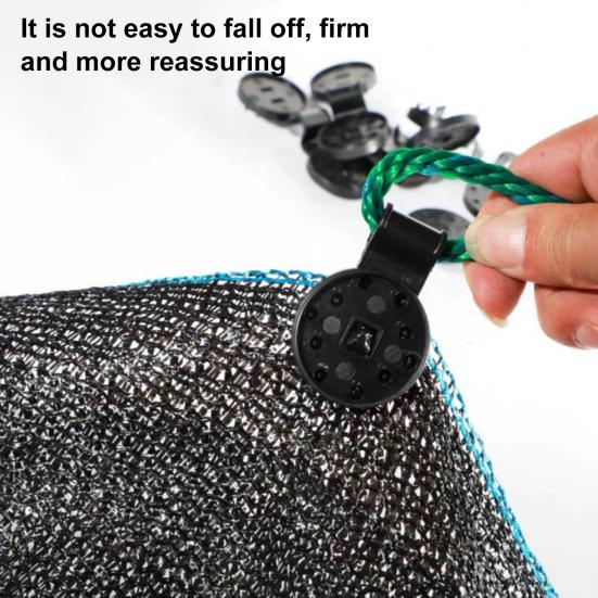 Clips de Fixação de Lona de Sombra Heavy Duty Lock Grip À Prova de Vento Grampo de Toldo Reutilizável Clips de Tenda para Rede de Jardim Rede de Sombra para Estufa