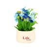 Artificial Potted Flowers No Wilting Needed Vibrant Multicolor Blooms Realistic Fake Plants for Home Office Desk Decor