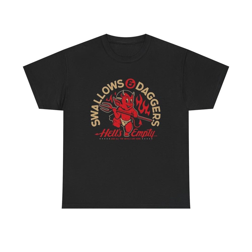 Hell's Empty Graphic T-Shirt Unisex Heavy Cotton Tee NEW