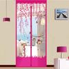 Cartoon Mesh Door Curtains Automatic Closing Mosquito Net Screen Curtain  Pet Kids Friendly