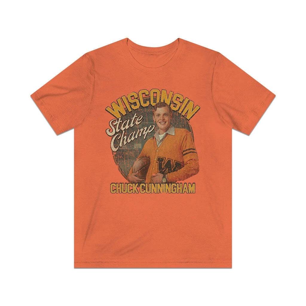Chuck Cunningham State Champ 1955 Vintage Men s T shirt 2XL