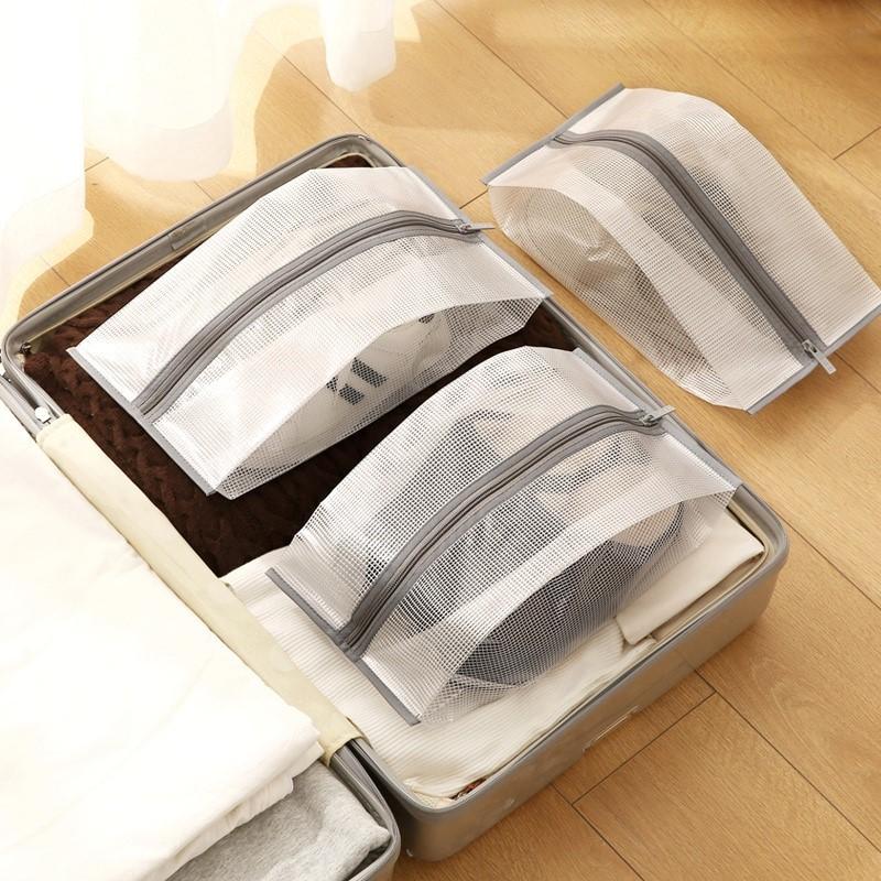 Travel Shoes Storage Bag Closet Organizer Toiletry Cosmetic Makeup Pouch Case Shoes Bags Pocket Clothing Classified Hanging Bag