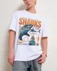 Quick Animal Facts Sharks White Summer Trendy Casual T-Shirt Men's and Women's Luxury Brand Top