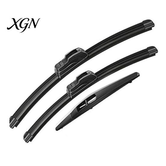 Weatherproof Vehicle Wiper Blades 3 Pcs Windshield for Suzuki SX4 2006-2020, 26" Replacement Parts + 14" 10" Original Equipment Automotive Easy