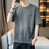 Short-sleeved T-shirt, Round Neck, Half-sleeved Bottoming Shirt, Plus Size Men's Top