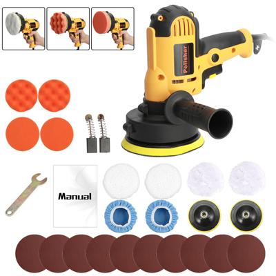 700W Adjustable Speed Car Electric Polisher Auxiliary Handle US/UK/EU/Australian Plug Car Polishing Machine Buffing Sponge Kit