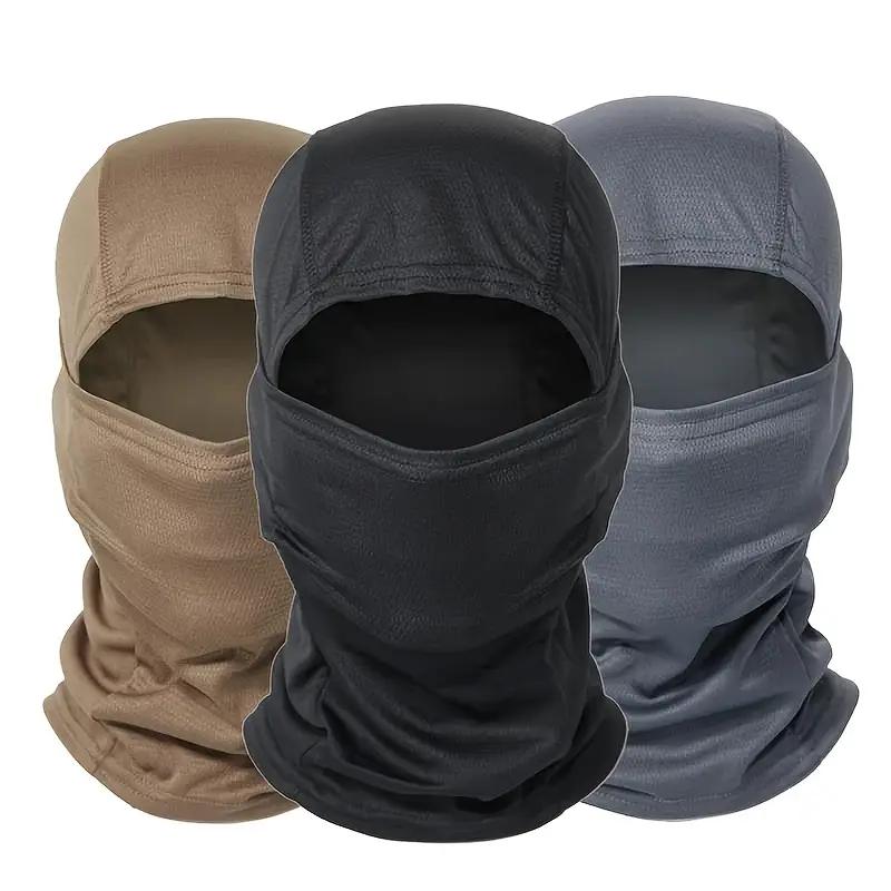 Tactical Windproof Balaclava for Bicycle Riding, Full Cover, Outdoor Hunting, Hiking Head, Warm Shield, Ski Scarf NEW