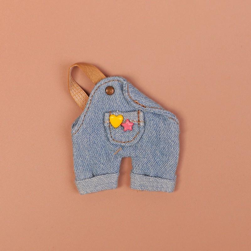 Ob11 Baby Coat Lapel Sweater One-shoulder Suspenders Set 1/12 Plain Body Doll Clothes Doll Accessories