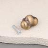 Single Hole Drawer Pull 1 Set Bright Silver Handle Cabinet Small Wardrobe Door Sleek Design for Contemporary Home Use