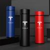 Für Model 3 Model S Model X Model Y Roadster SpaceX 500ml Intelligente Wasserflasche Edelstahl Thermoskanne Auto Logo Tasse