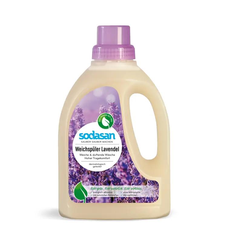 

Органічний пом якшувач / ополіскувач тканин Fabric Softener Лаванда для швидкого прасування SODASAN 0,75 л