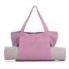 Large Capacity Yoga Mat Carry Bag Foldable Thick Canvas Multifunctional Yoga Bag Washable Portable Pilates Mat Case Gym