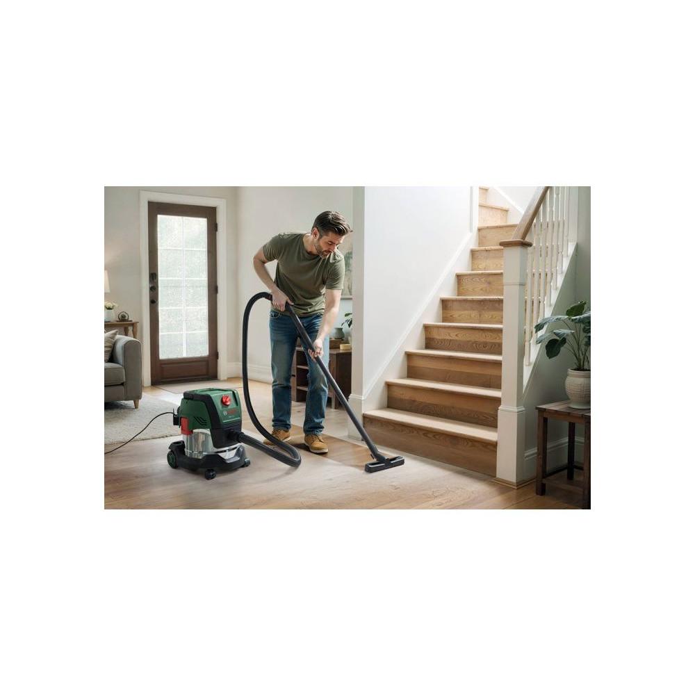 Bosch pas15-220 wet and dry vacuum cleaner 1200W 15L Green/Steel