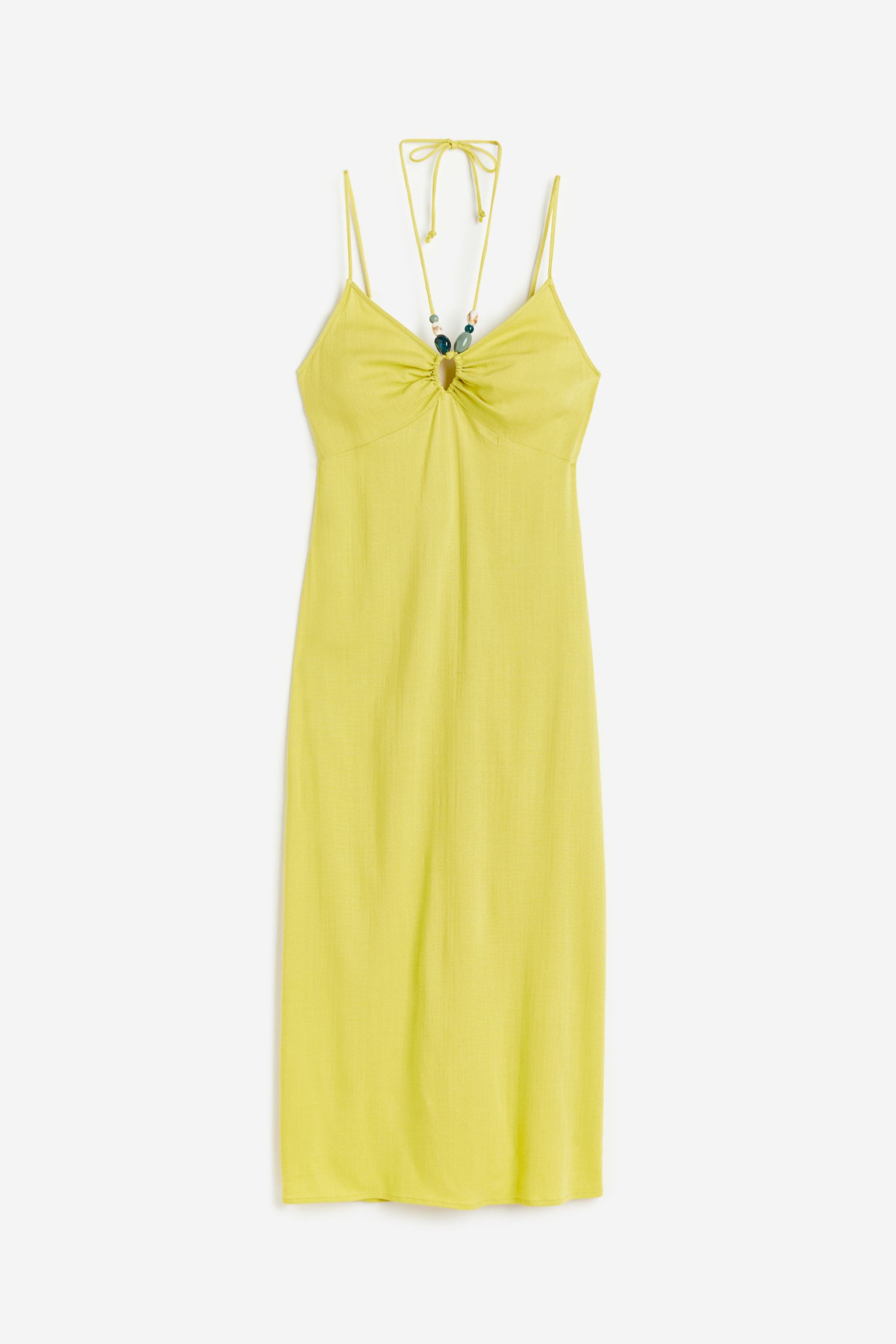 

Bead-detail slip dress