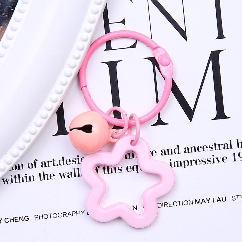 Vibrant Star Acrylic Keychain & Earphone Case Charm for Couples