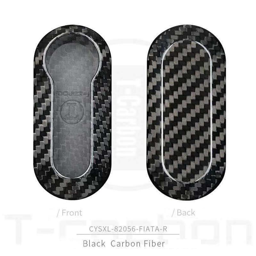 

Interior Mouldings Carbon Fiber Key Case Cover For FIAT Key Case Cover Shell bag Freemont 500 500L Panda Punto Bravo 3 Button