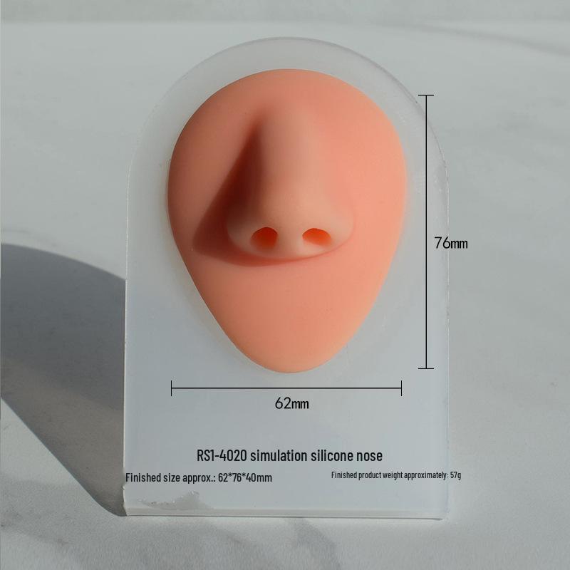 Silicone Ear Model for Piercing Jewelry Display