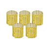 10Pcs Rhinestone Hollow Out Napkin Rings, Napkin Holders for Wedding, Holiday Party, Hotel & Catering Events