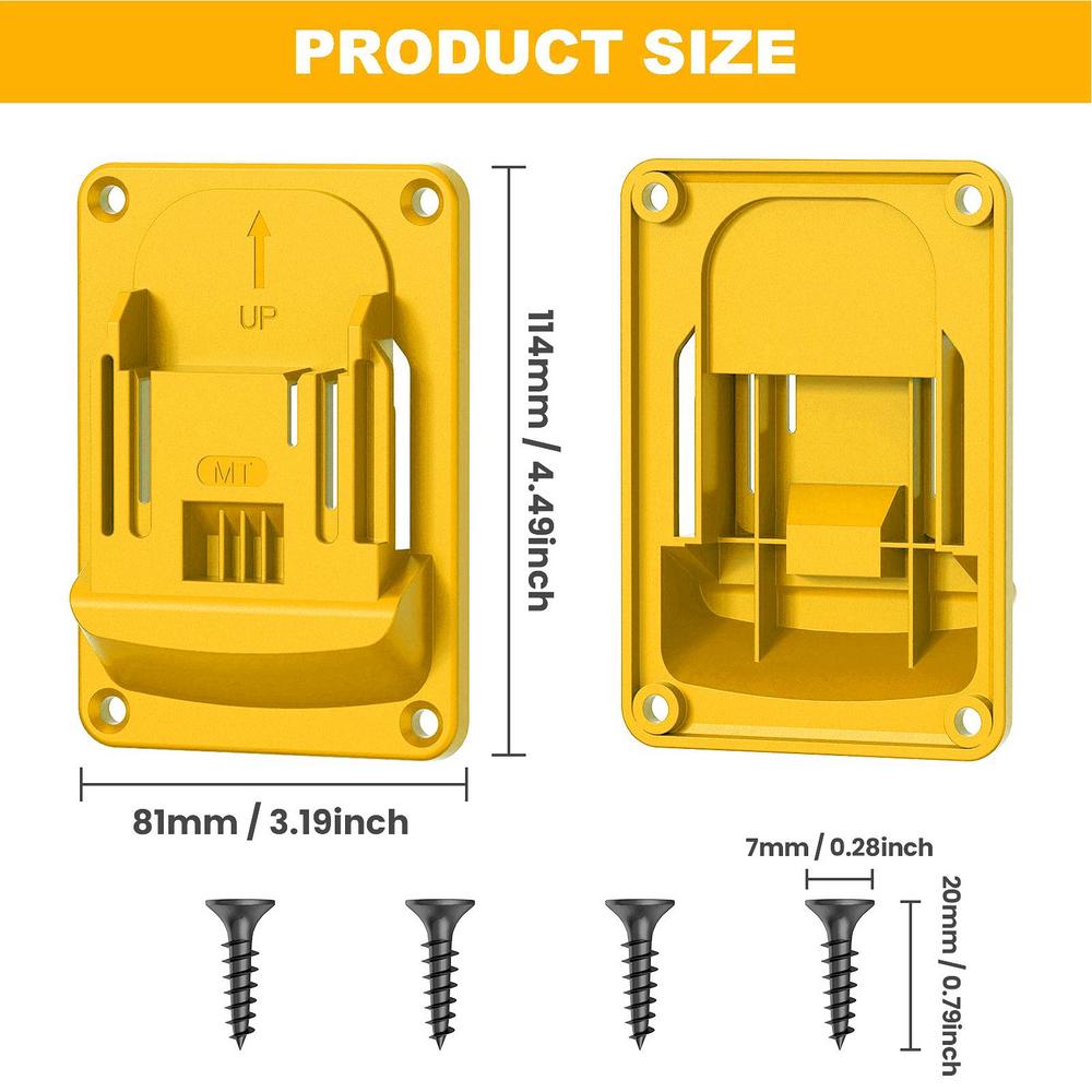 Power Tool Holder Power Tool Storage Wall-Mounted Space-Saving Non-slip Utility Storage Stand For Garage Organization