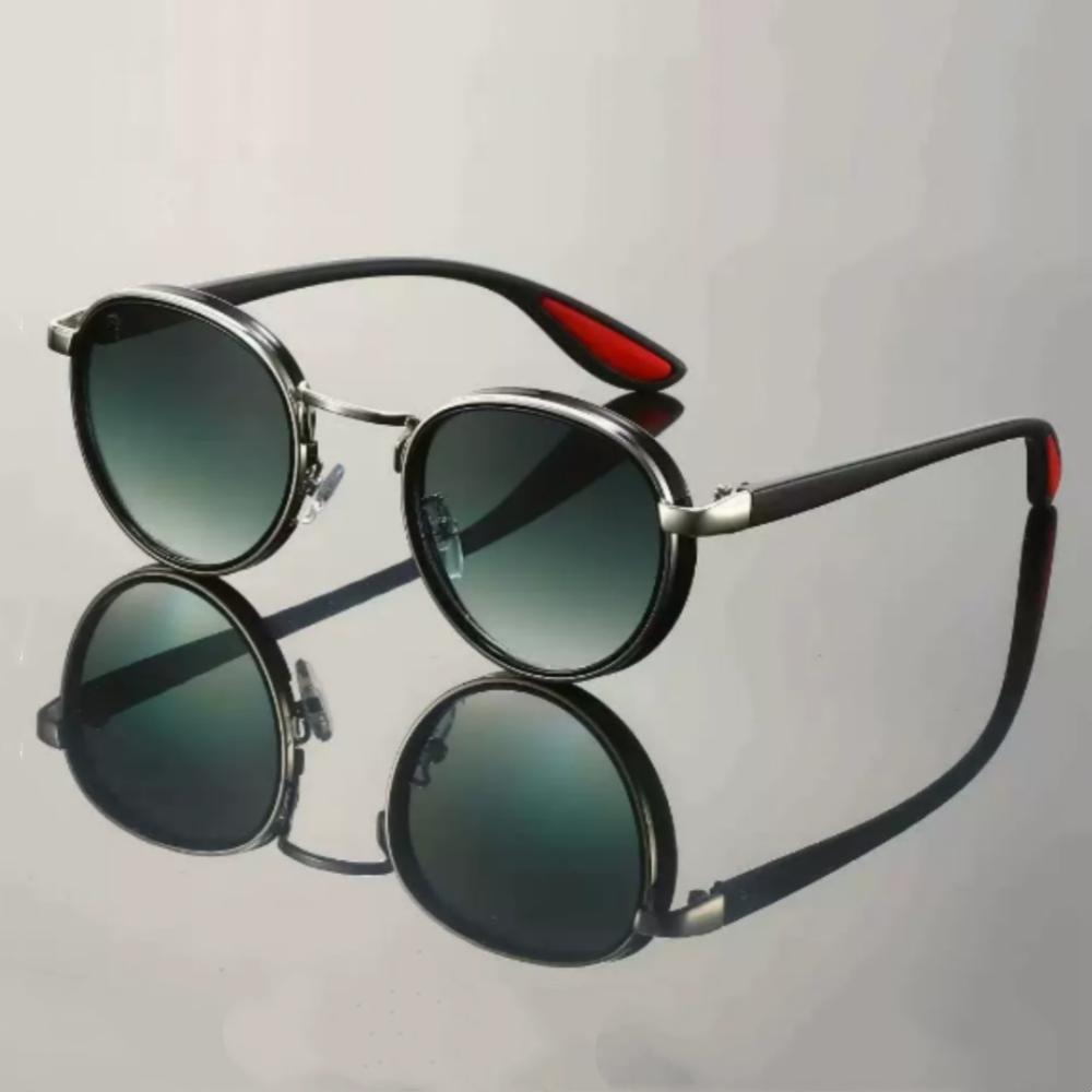 Round Retro Sunglasses Men Women UV400 Protection Sun Glasses Metal Steampunk Vintage Goggles Trendy Punk Outdoor Eyewear