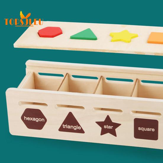 1 Set Color Sort Toys Shape Pairing Puzzle Set Cognition Ability Multifunctional Color Sort Toys for Toddlers