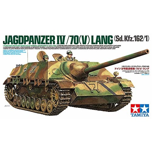 Tamiya 1/35 Military Miniature Series No.340 German Army Tank Destroyer IV /70 V Lang Plastic Model 35340