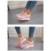New Women's Sportswear Shoes Platform Wedge Heel Large Size Lace-Up Breathable Women's Sneakers