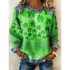 Autumn Fashionable Comfortable Casual Versatile Loose Women's Multi Color Printed Round Neck Long Sleeved T-Shirts