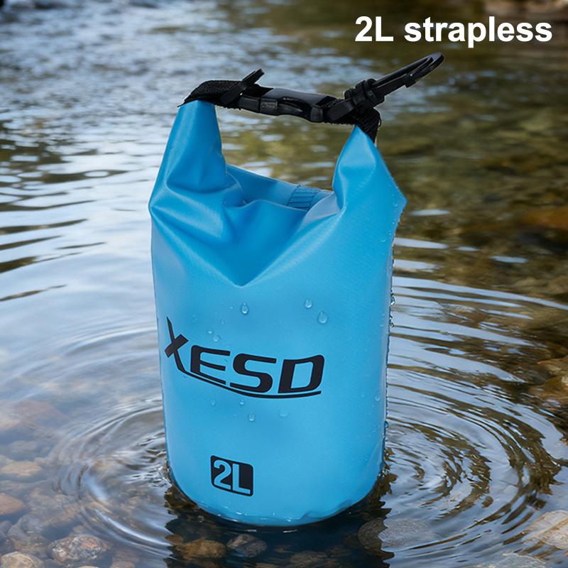 Borsa Impermeabile da Nuoto 500D Dry Sack 2/5/10L Borse Impermeabili Galleggianti per Attrezzatura Asciutta per Nautica Pesca Rafting Nuoto