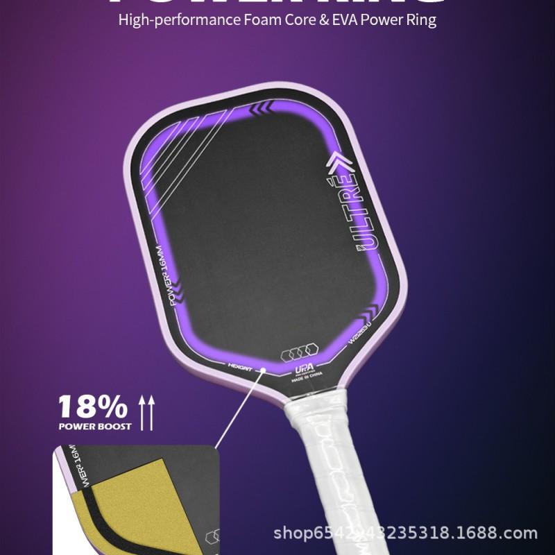 Pickleball Paddle Carbon Fiber Core 5th Gen Lightweight Performance Racket Indoor Outdoor Play