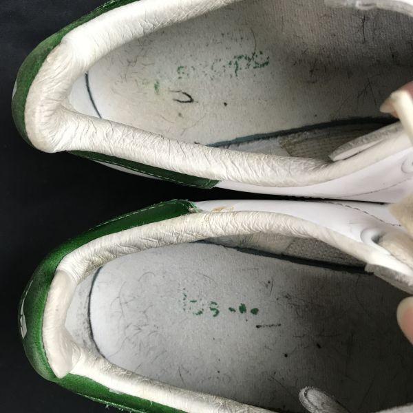 adidas Stan Smith Leather Sneakers 24 US6 White Green Low cut(USED)