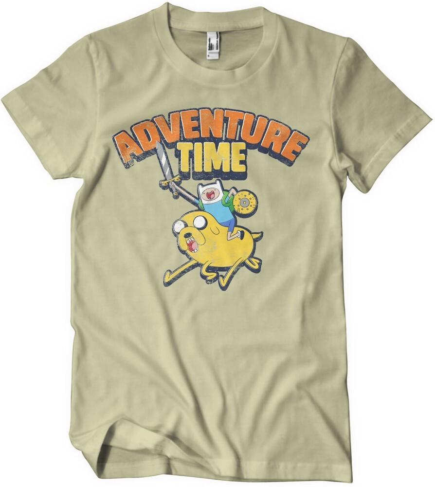 New Adventure Time Washed Khaki T-Shirt L