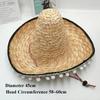 Unisex Mexican Beach Hat Sunscreen 58~60cm Sunscreen Hat Children's Performance Flavors Halloween Hat Men Women Outdoor