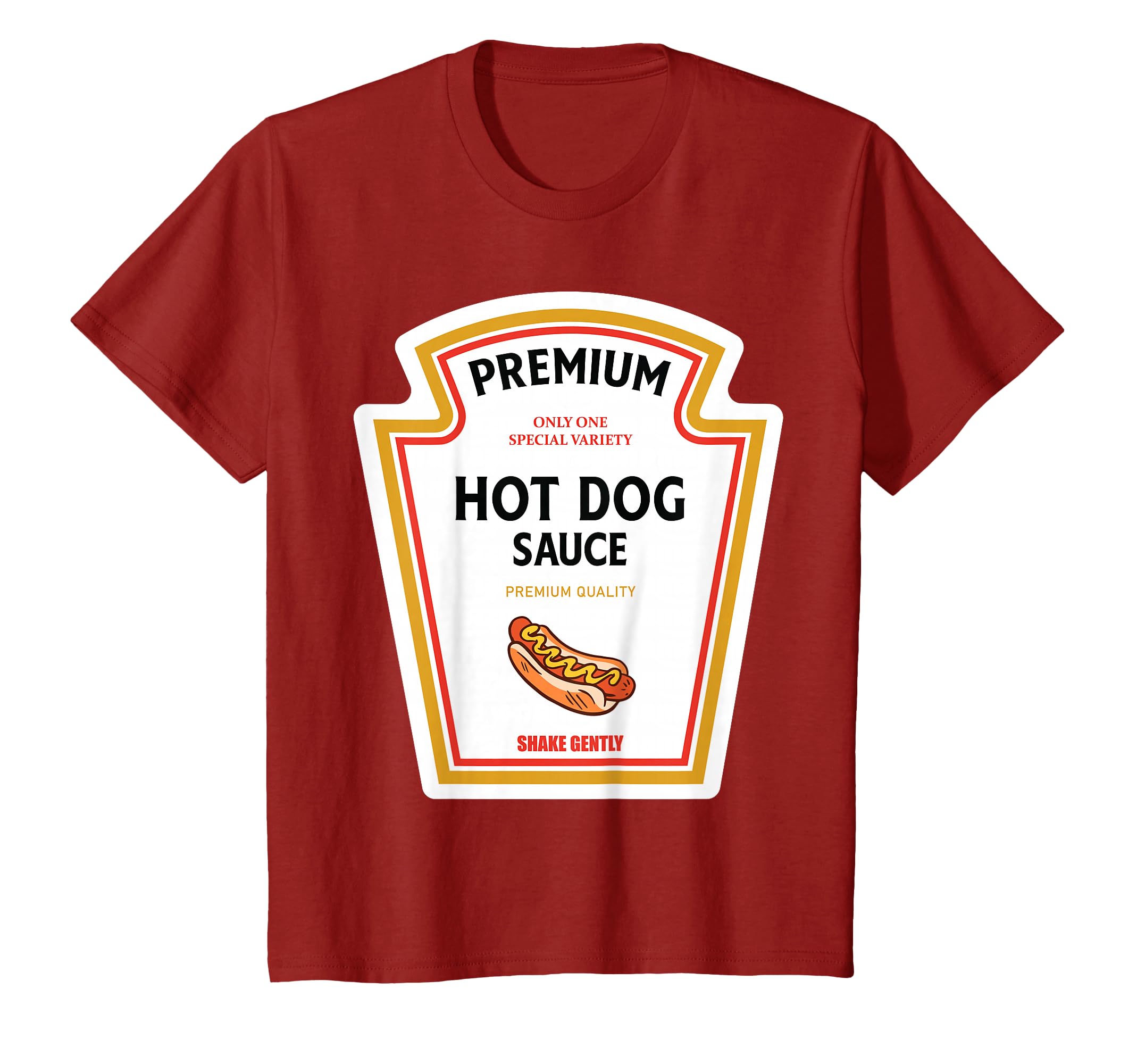 Hot Dog Sauce Halloween 2023 Costume Family Ketchup Mustard T-Shirt