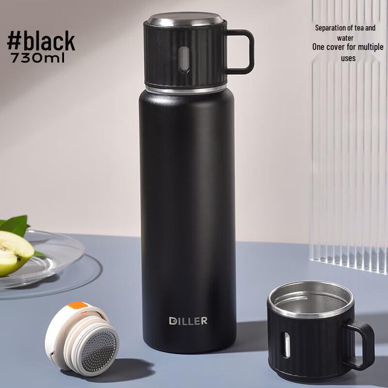 Dilabeier Tea Infuser Insulated Bottle