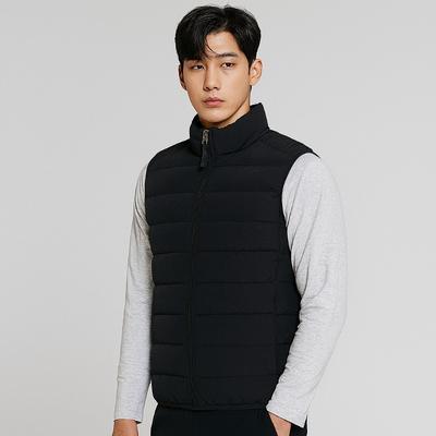 Herren 90-Fleece Herren Stehkragen Weste nahtloses Gewebe Daunenjacke Weste neuer großer Mantel