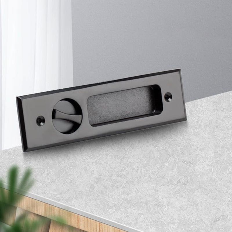 Door Lever Square Sliding Door Handle Closet Locking Door Lever for Bedroom top sale