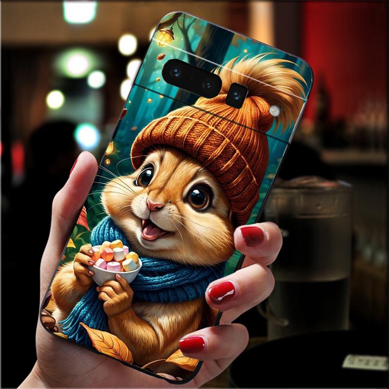 Squirrel Phone Case For Google Pixel 8 7 Pro 7A 7 6A 6 Pro Pixel 8A 4A 3A 4 XL Pixel 5 6 4 3 3A XL