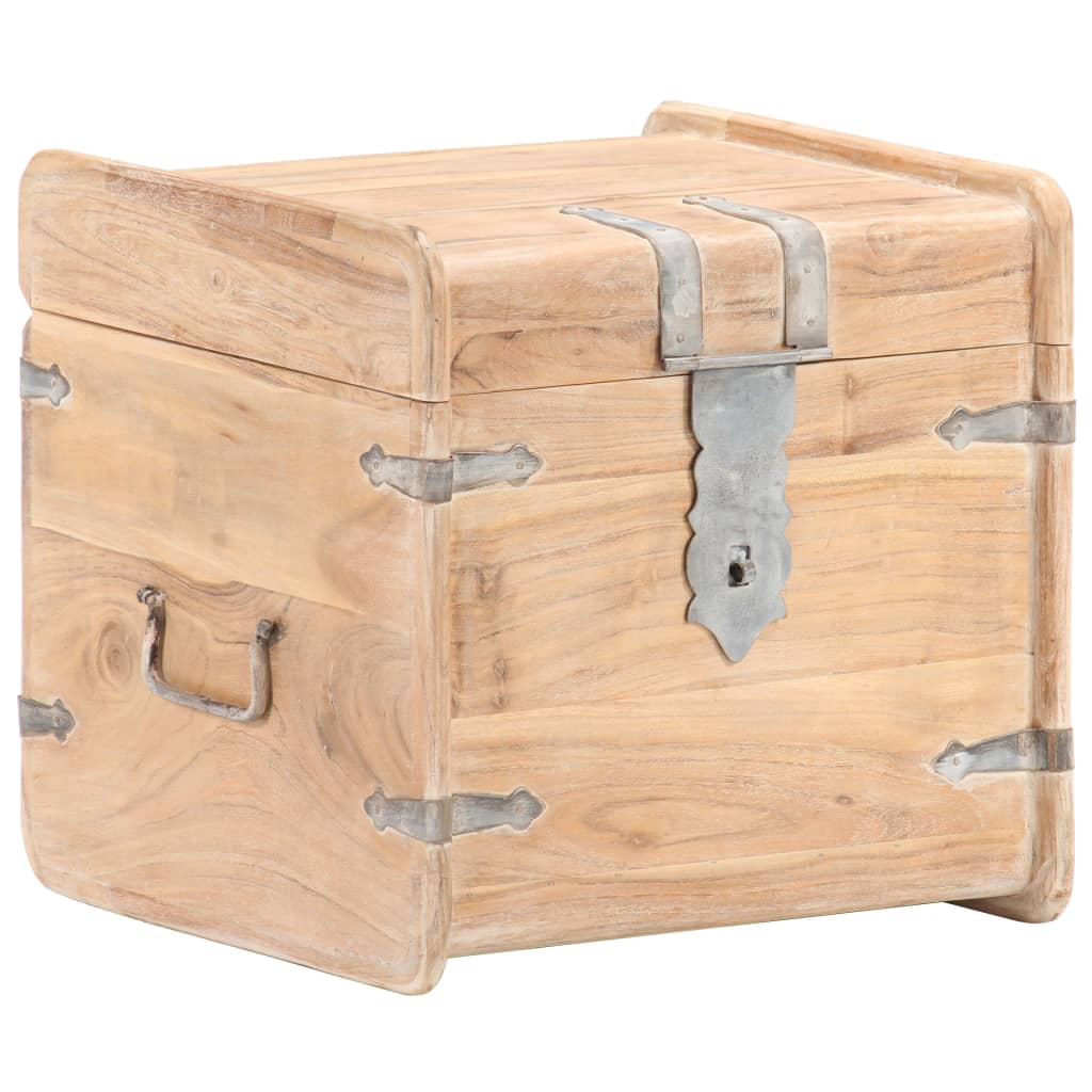 Storage Chest 40x40x40 cm Solid Acacia Wood